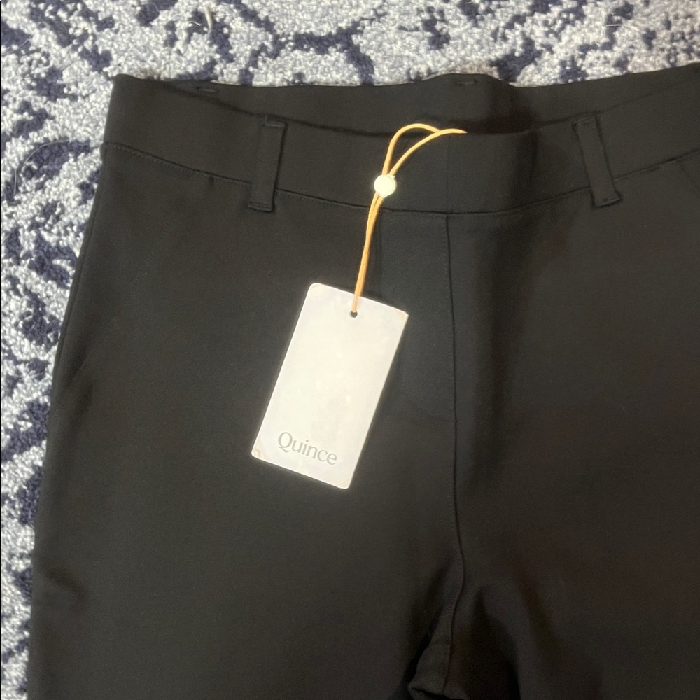 NWT Quince Women’s Classic Black Pointe Pants Size Small - Picture 3 of 6